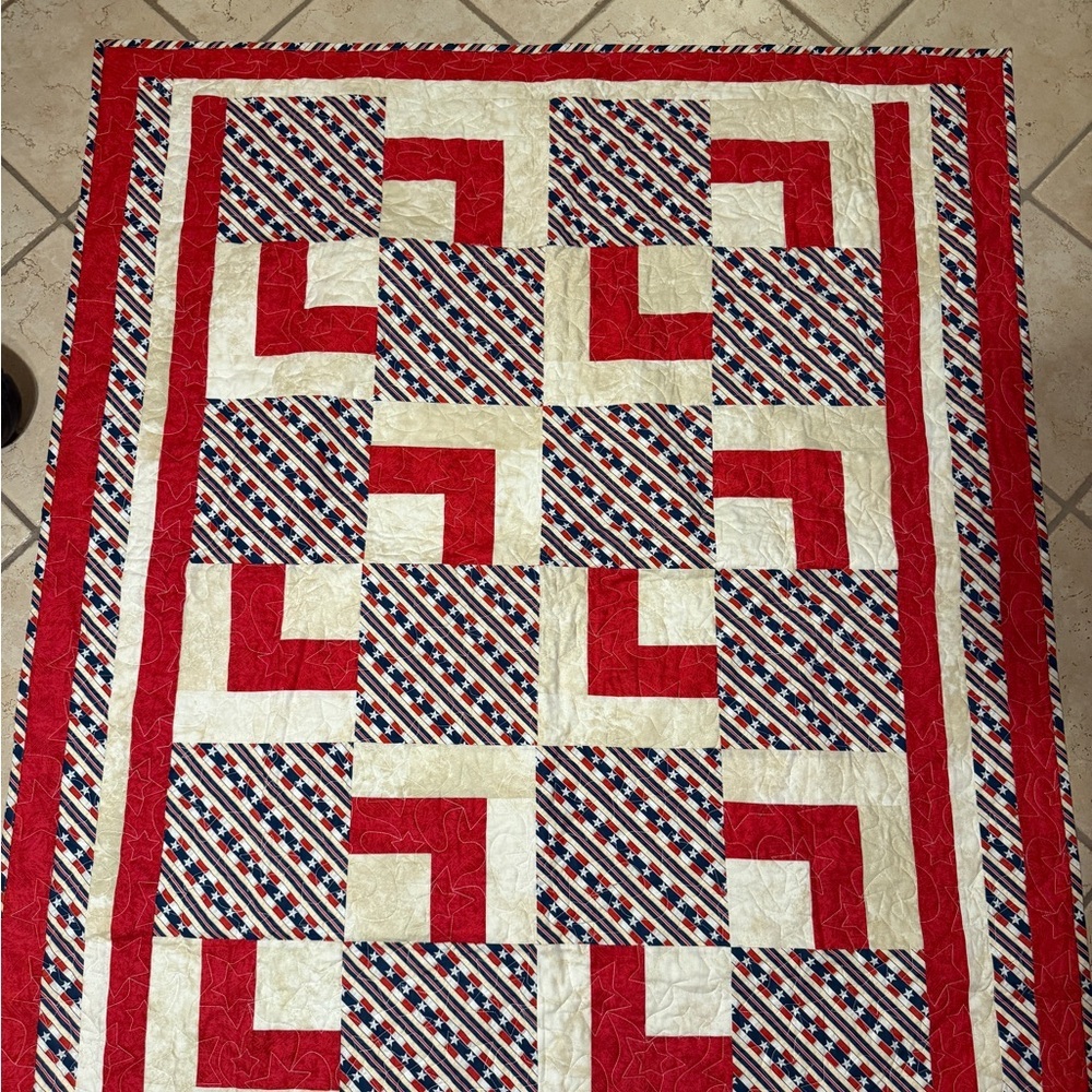 Elegant Tan Quilted Blanket